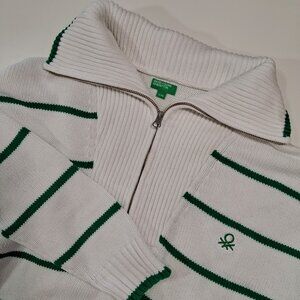 United Colors of Benetton Women's 1/4 Zip Sweater